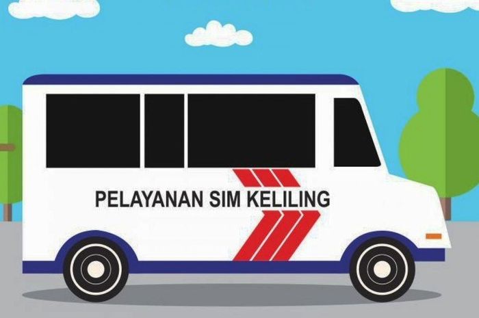 Ilustrasi Pelayanan SIM Keliling di wilayah Jakarta. (ist)