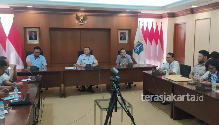 Media terasjakarta.id melakukan audiensi dengan Pemerintah Kota Jakarta Barat. (foto: Amay/terasjakarta.id)