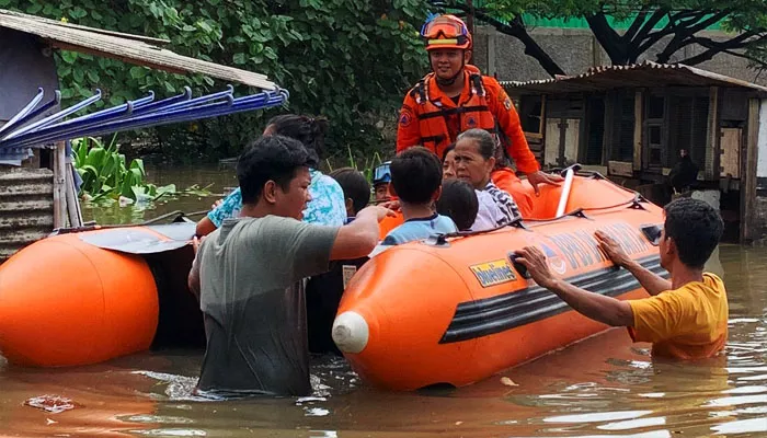 Ilustrasi banjir Rob di Jakarta Utara. (foto: ist)