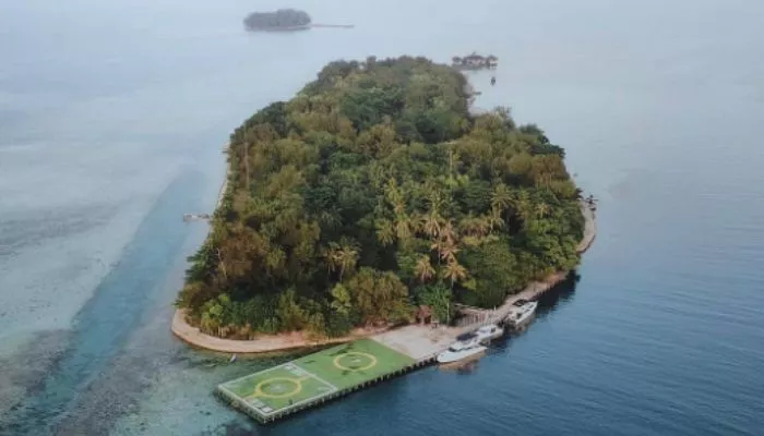 Pulau Kaliage milik Surya Paloh, longok keindahan dan kemewahan wisata pulau privat. (Foto: Instagram @mochamadrillo)