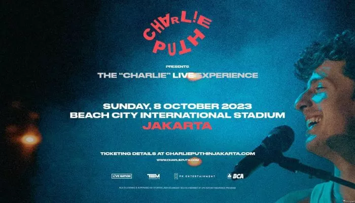 Charlie Puth akan menggelar konser di Jakarta pada 8 Oktober 2023. (Foto: www.charlieputhinjakarta.com)