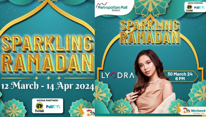 Saksikan konser gratis Lyodra di Sparkling Ramadan, Metropolitan Mall Bekasi pada Sabtu, 30 Maret 2024. (Foto: Instagram @metmalbekasi)