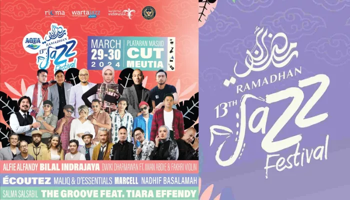 Saksikan konser 13th Ramadhan Jazz Festival digelar di Plataran Cut Meutia, Jakarta pada 29-30 Maret 2024 sekaligus donasi. (Foto: Instagram @ramadhanjazz)