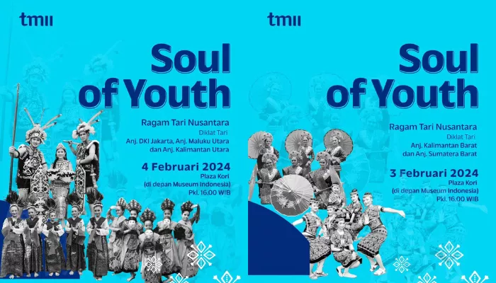 Event pertunjukan Soul of Youth di TMII Jakarta akhir pekan, 3-4 Februari 2024. (Foto: Instagram @tmiiofficial)