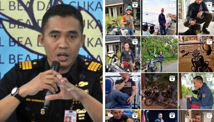 Kepala Bea Cukai Yogyakarta Eko Darmanto menjadi sorotan lantaran gemar pamer koleksi moge dan mobil antik. (terasjakarta/ist)