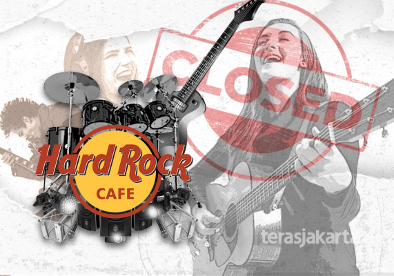 Hard Rock Cafe Jakarta resmi tutup permanen pada 31 Maret 2023. (Ilustrasi : terasjakarta.id)