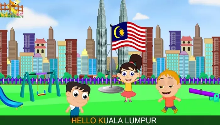 Lagu Helo Kuala Lumpur di kanal YouTube Lagu Kanak TV diduga plagiat dari lagu Halo-Halo Bandung. (Foto: YouTube Lagu Kanak TV)