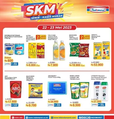 Katalog Promo Indomaret SKM periode 22-23 Mei 2023. (foto: indomaret)