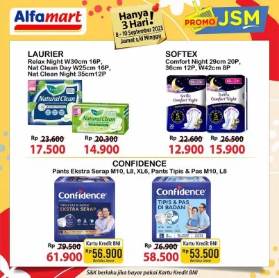 Katalog Promo JSM Alfamart periode 8-10 September 2023. (foto: IG @alfamart)