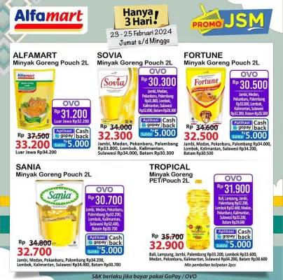 Katalog Promo JSM Alfamart periode 23-25 Februari 2024. (foto: IG @alfamart)