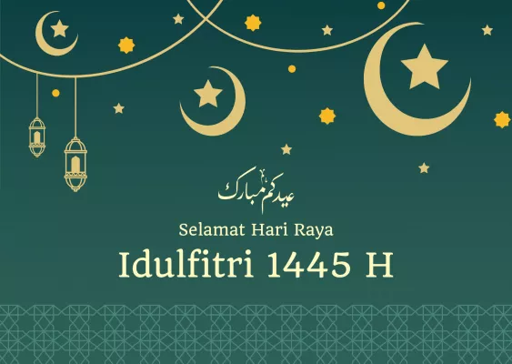 Sejumlah ucapan selamat Idul Fitri 2024 yang penuh makna dan doa untuk silahturahmi pada keluarga, kerabat hingga teman. (Foto: canva)