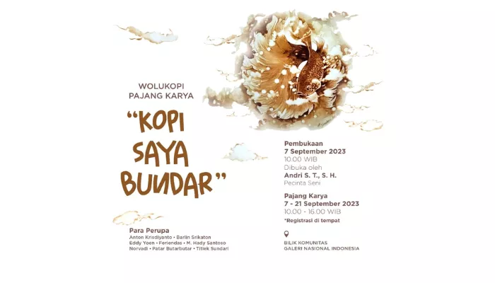 Event Jakarta Pajang Karya Saya Bundar digelar tanggal 7-21 September 2023. (Foto: Instagram @galerinasional)