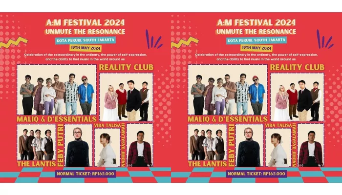 Line up A.M Festival 2024 ada Maliq D'Essentials hingga Nadhif Basalamah. (Foto Instagram @am.festival)
