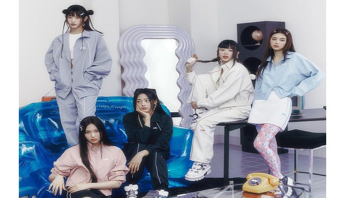 NewJeans menjadi brand ambassador dari brand pakaian OiOi yang memancarkan pesona Sporty sang idol grup. (instagram/@oioikorea)