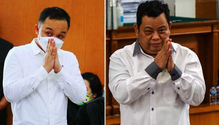 Ricky Rizal dan Kuat Maruf dua terdakwa kasus pembunuhan berencana Brigadir J.(terasjakarta/ist)