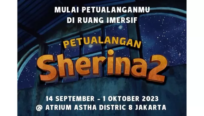 Event Jakarta 2023 hadirkan acara atau kegiatan menarik lainnya di bulan September 2023, salah satunya adalah Ruang Imersif Petualang Sherina 2. (Foto: Instagram @filmpetualangansherina)