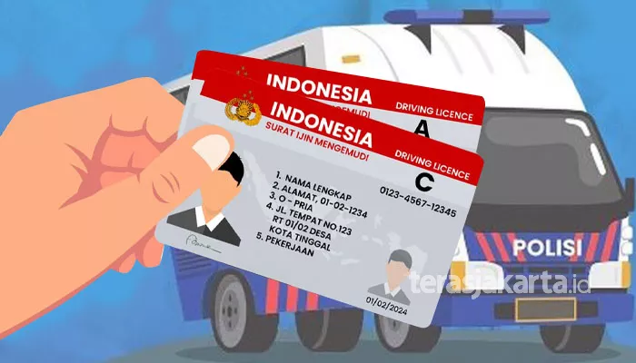 Ilustrasi Pelayanan SIM Keliling Jakarta. (ilustrasi: terasjakarta.id)