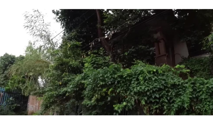 Rumah mewah terbengkalai di Jakarta Timur. (YouTube/bang brew TV)