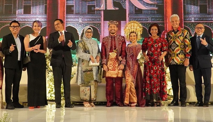 Sejumlah pejabat tinggi negara hadir di pernikahan Kiky Saputri dan Muhammad Khairi. (Instagram/@zul.hasan)
